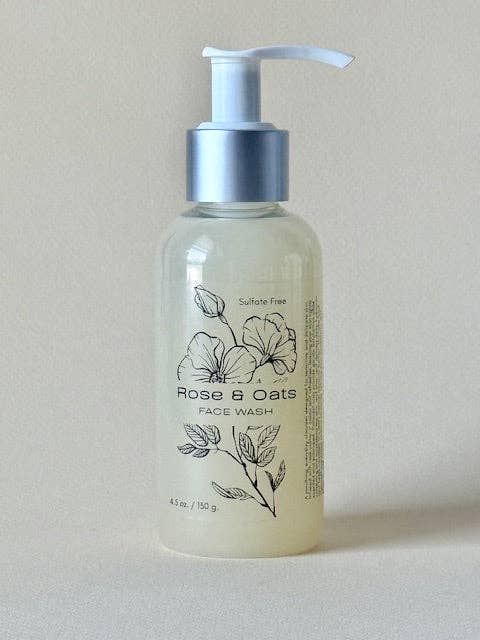 Rosen- und Hafer-Gesichtsreiniger für den Großhandel von Botika Skincare