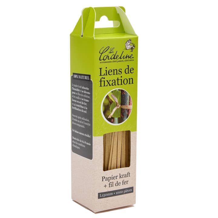 La Cordeline - Wholesale Twine - 1000 Twist links kraft paper+ metal 10 and 15cm1