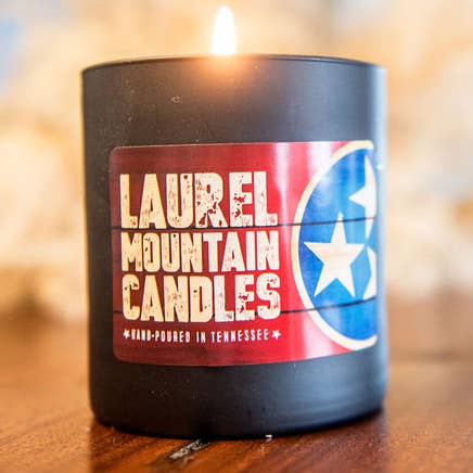 9 oz Matte Black Jar for wholesale by Laurel Mountain Candles