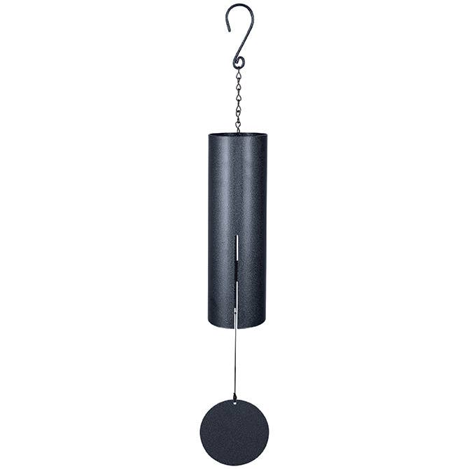 Midnight Blue Fleck 36" Signature Series Large Cylinder Bell for wholesale by Gift & Garden by Carson