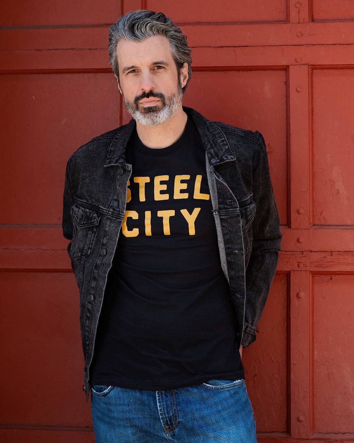 Schwarz Logo von Steel City für den Großhandel auf Faire3