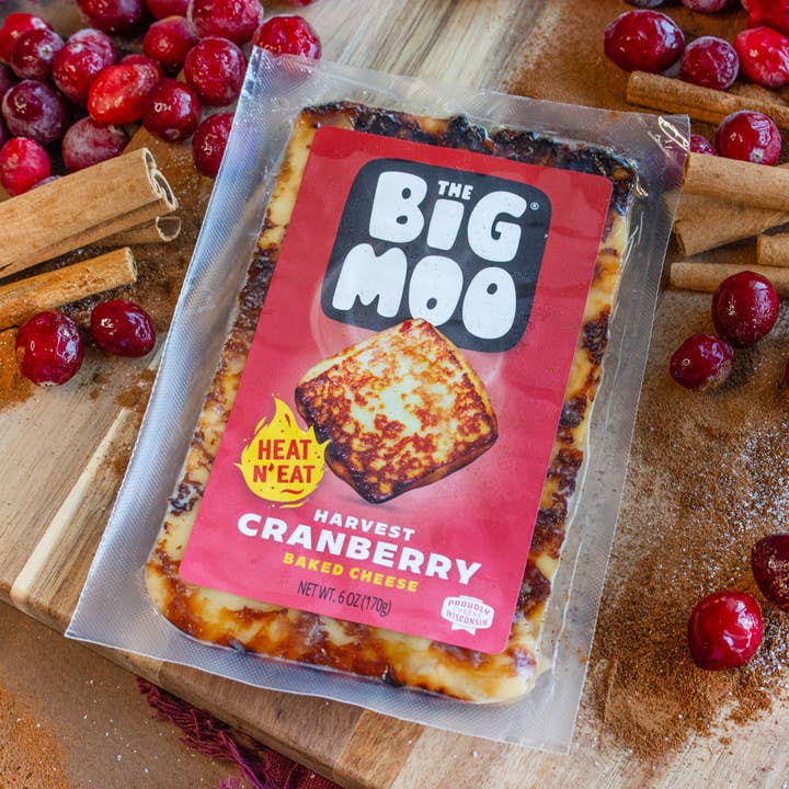 THE BIG MOO Baked Cheese - Harvest Cranberry for wholesale by The Big Moo Cheese