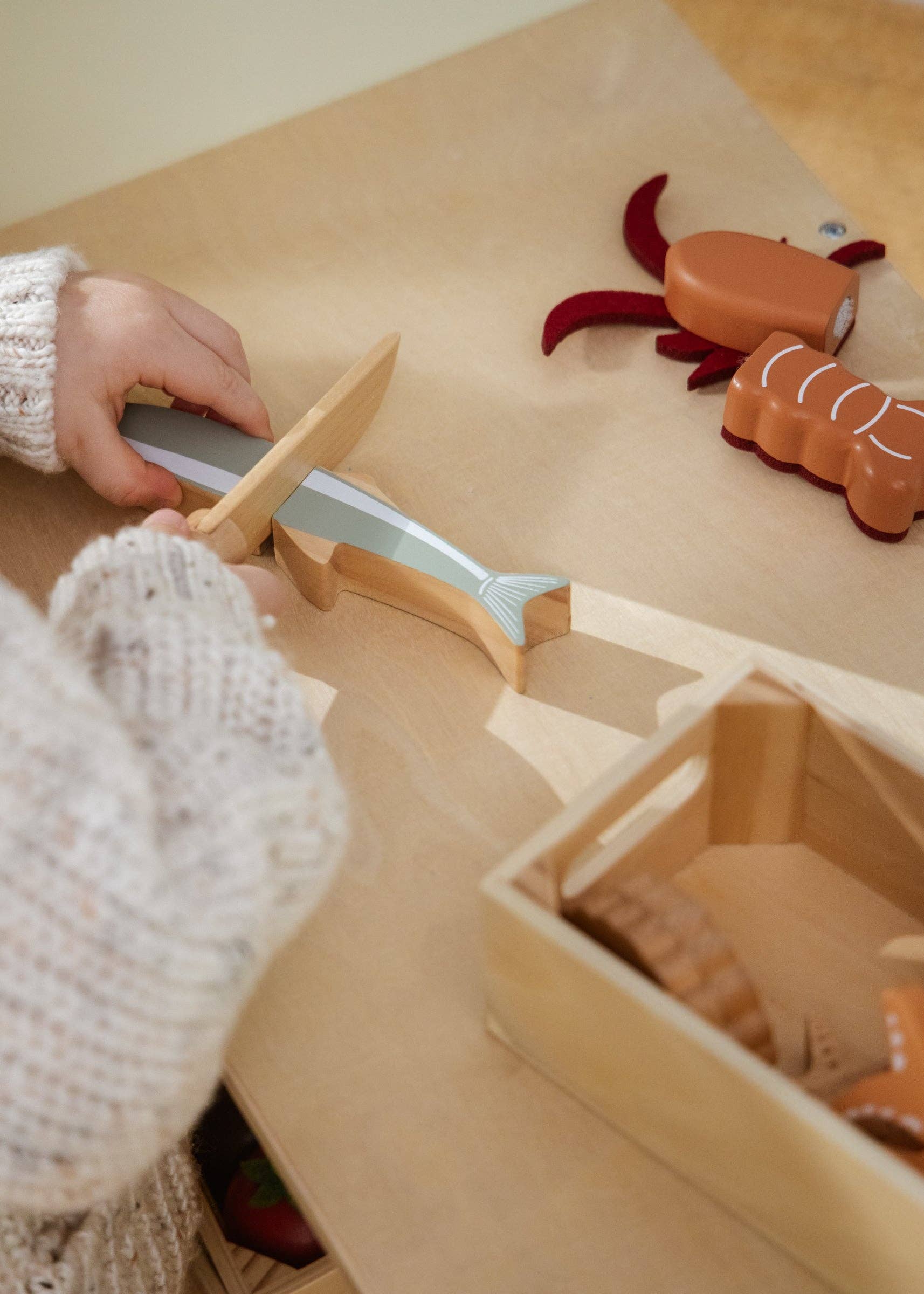 Coco Village - Wholesale Speelgoedset - Kinderen - Houten speelset met zeevruchten1