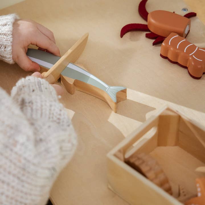 Coco Village - Wholesale Toy Set - Kids - Wooden Seafood Playset1