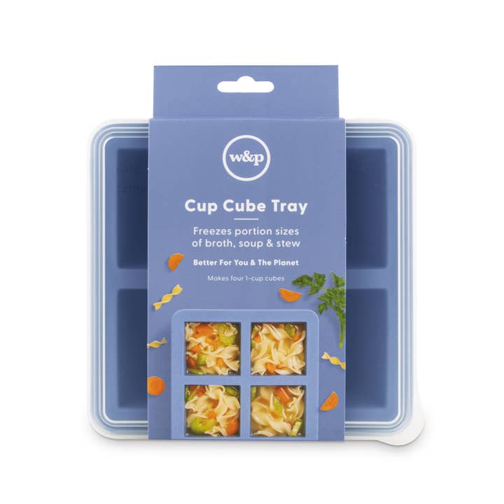 W&P - Wholesale Food Storage Container - Cup Cube Silicone Food Storage Meal Prep
