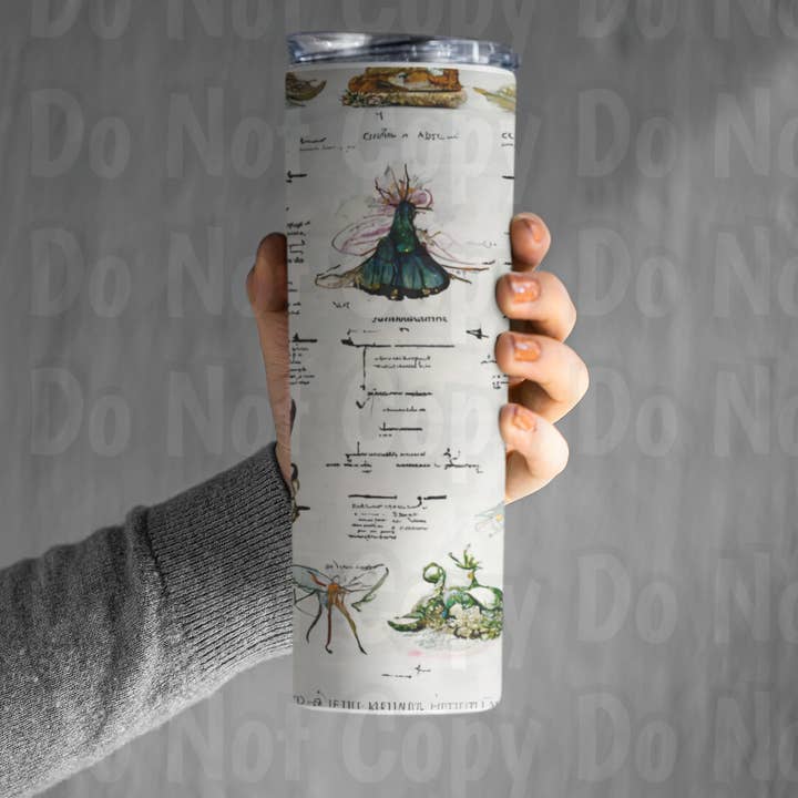 Fantasy Journal Entry Tumbler for wholesale by Gonna Get Crafty