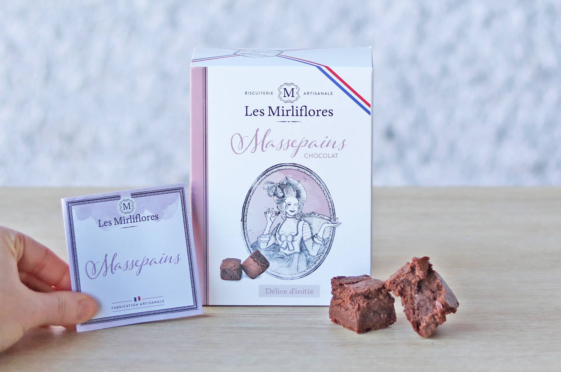 LES MIRLIFLORES - Vendita all'ingrosso Biscotti - Marzapane - pasta di mandorle al cacao 200gr