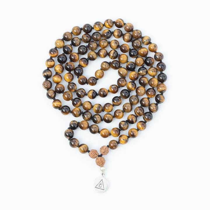 TRANSFORMATION - Tiger's Eye Mala for wholesale by YAM temple