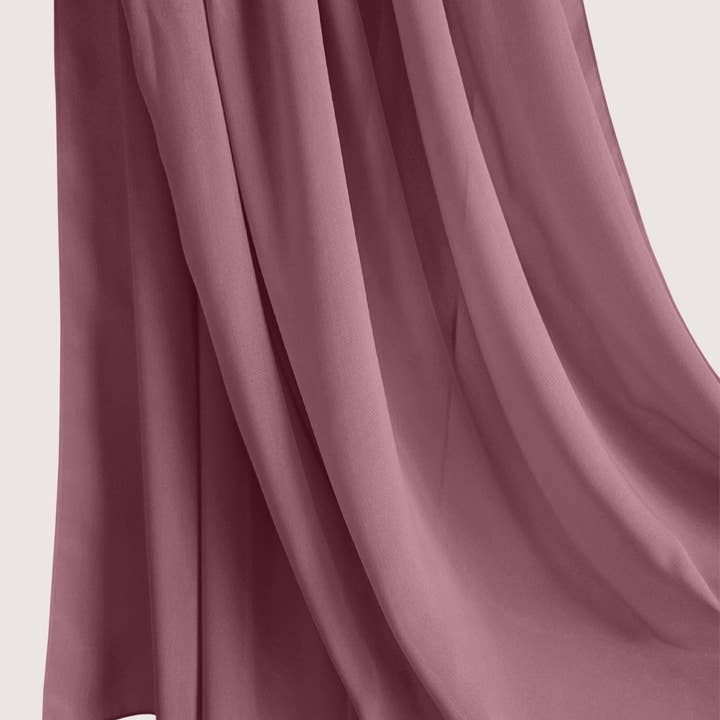 MY LITTLE JUBBA - Wholesale Hijab - Women's - Premium Deep Pink Chiffon Hijab Scarf