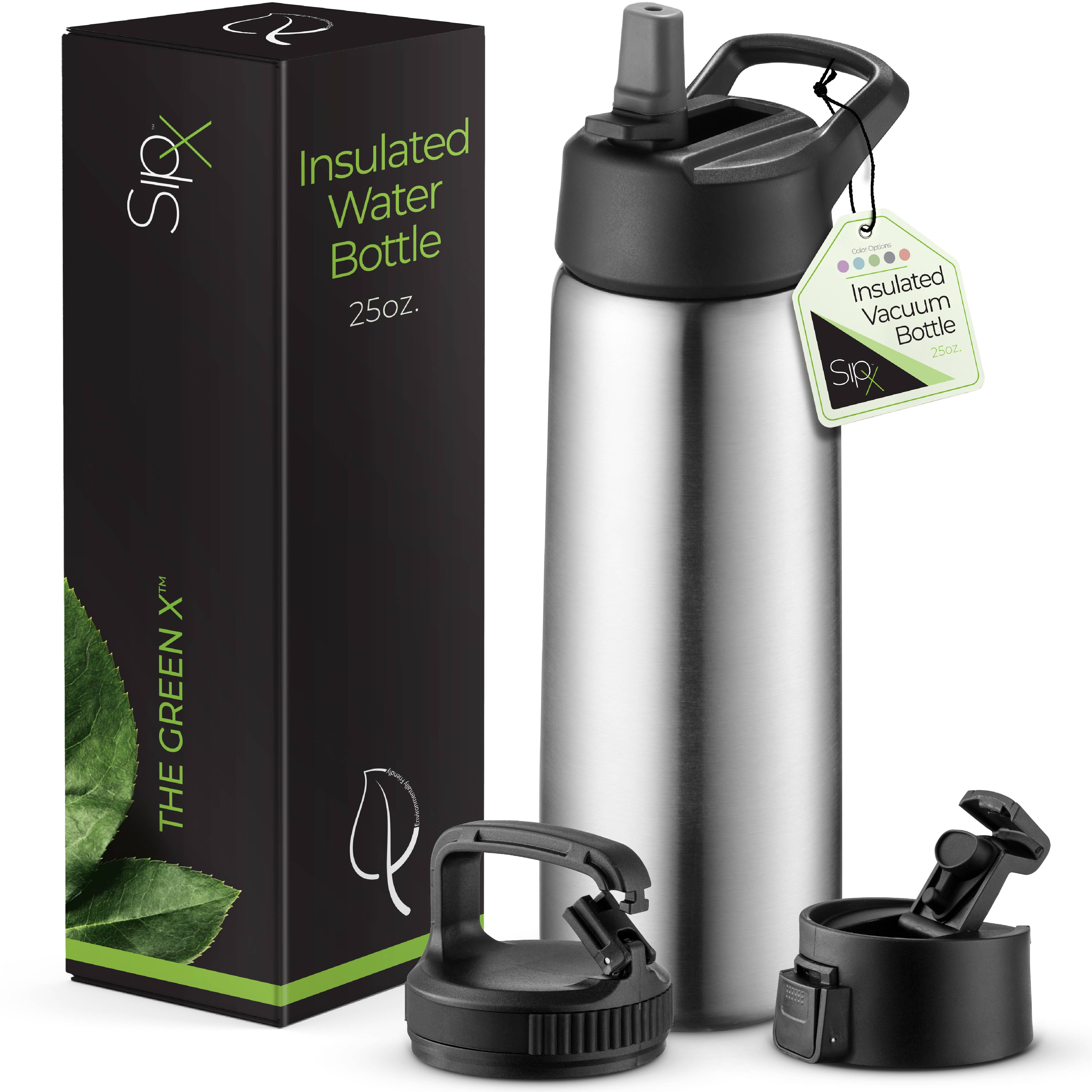 SipX - Vendita all'ingrosso Borracce - Borraccia isolante da 25 oz con tre tipi di tappo6