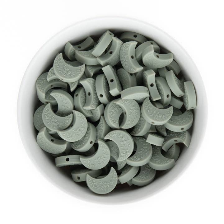 Cara & Co Silicone Craft Supply - Wholesale Craft Supplies - Crescent Moon Silicone Focal Beads6