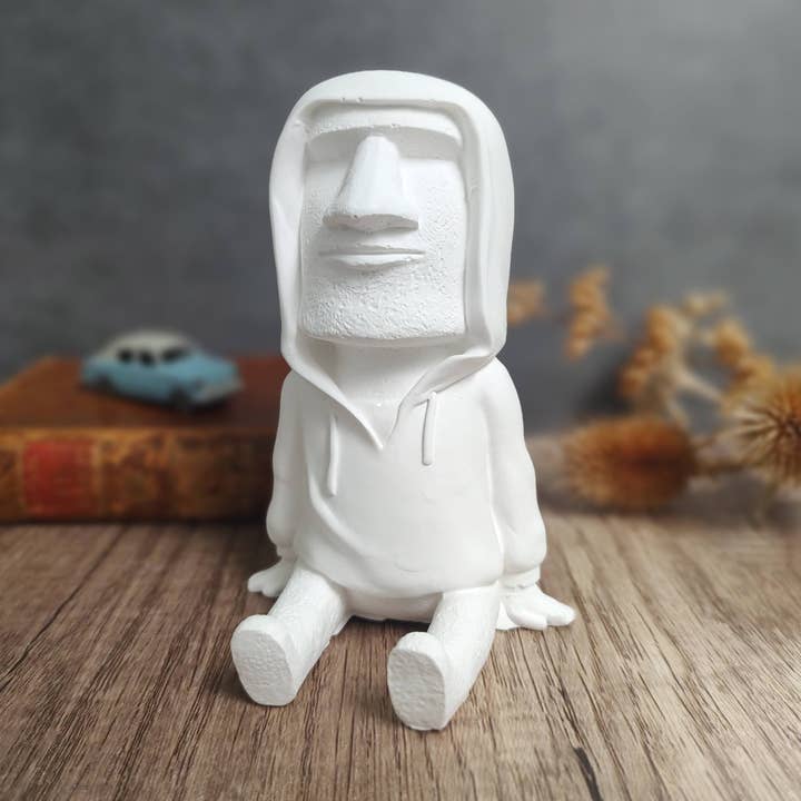 Bookend Man Figurine for Bookshelf Decor, Gift for Boyfriend for wholesale by Eco Chic Lines