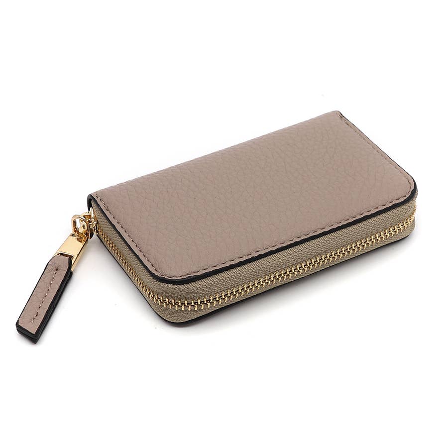 Peace Of Mind - Wholesale Portemonnee - Dames - Buff Faux Leren Mini Portemonnee0