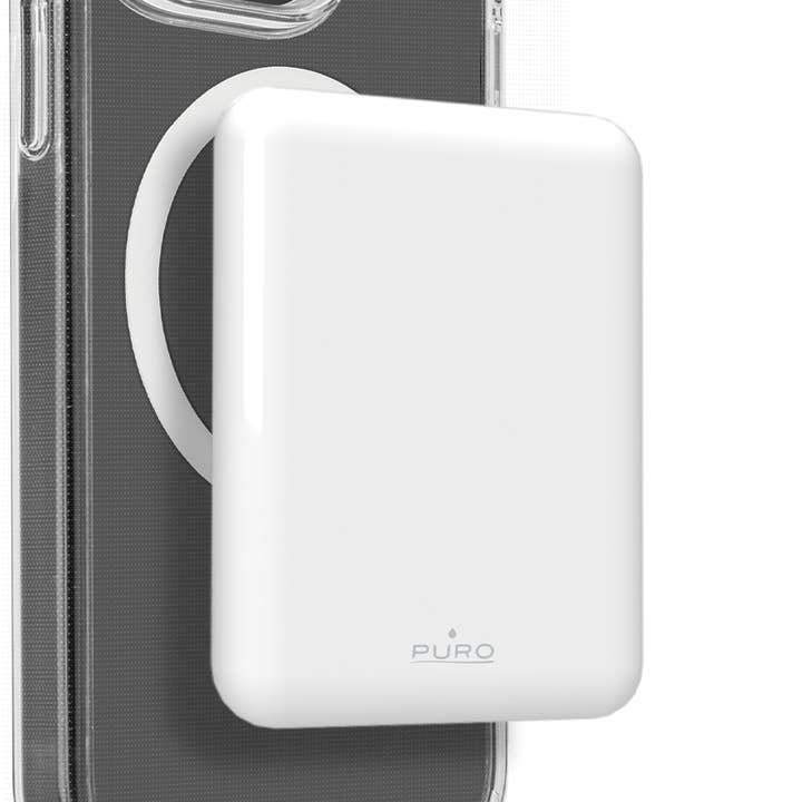 5000 mAh Wireless Power Bank Ideal for iPhone 12/13/14 for wholesale by PURO