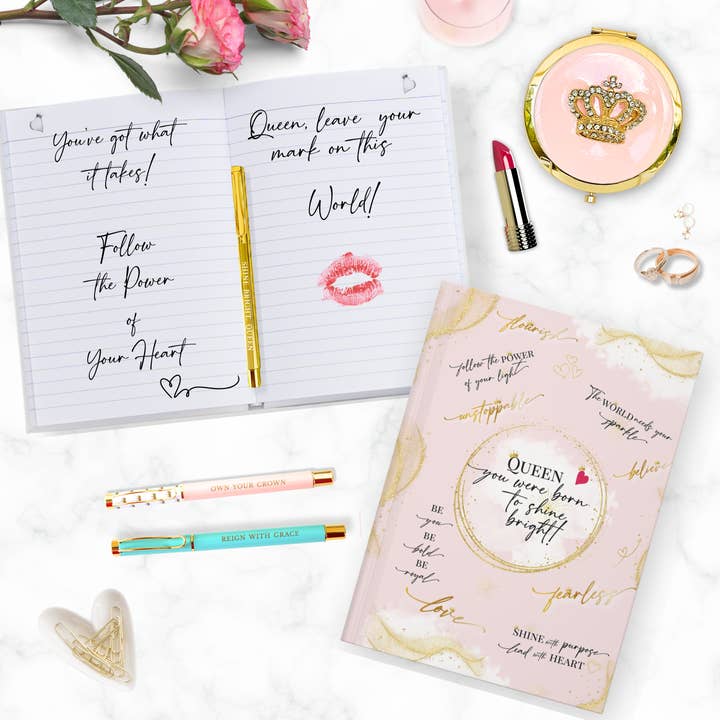 Girl Power 24/7 – Großhandel Tagebuch – Queen – Du wurdest geboren, um zu strahlen! Hardcover-Journal7