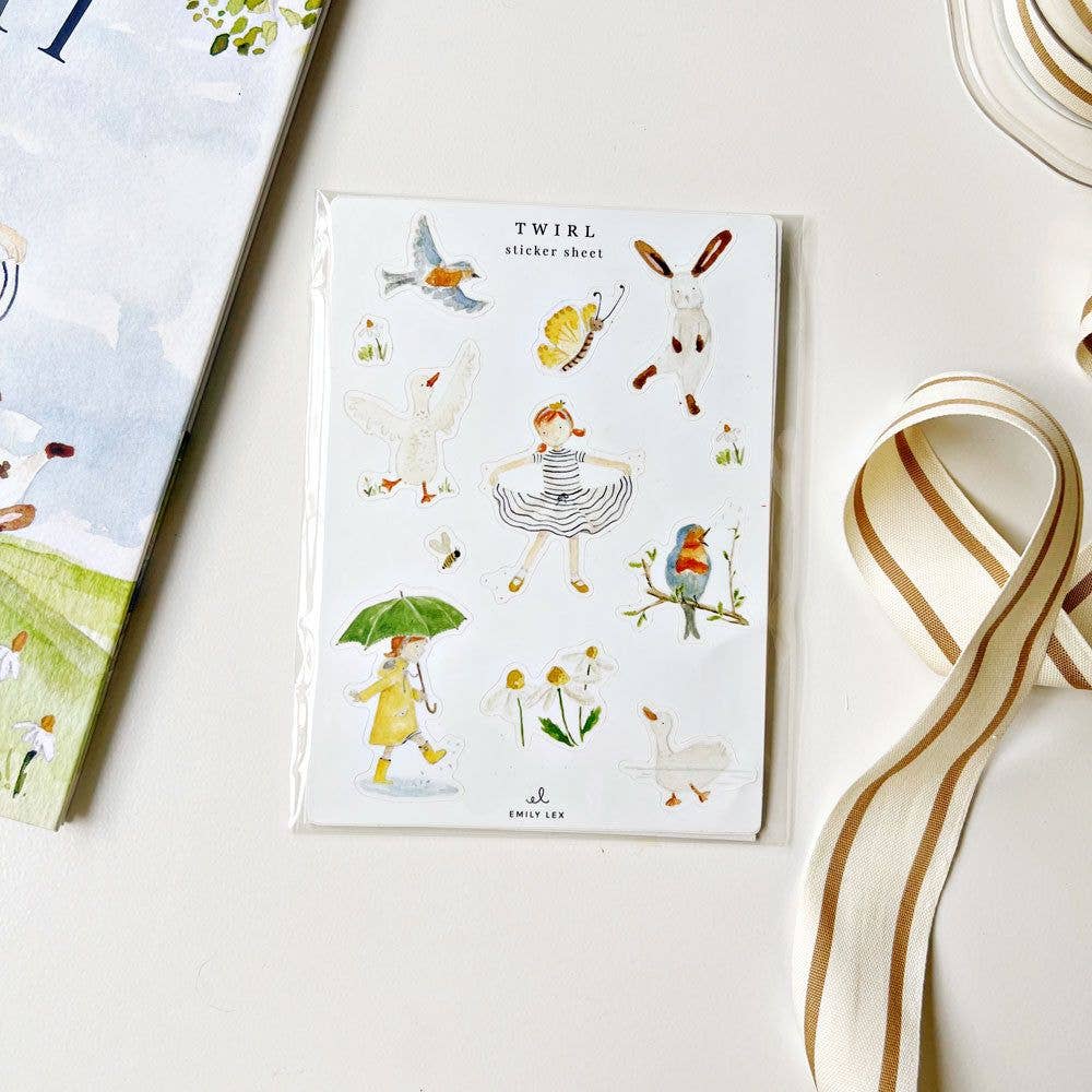 emily lex studio - Wholesale Sticker - twirl sticker sheets