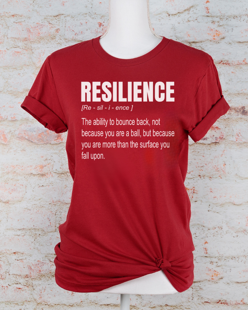 Stormy Vision - Wholesale Shirt - Women's - Resilience Definition T-Shirt | Mental Health Clothing3