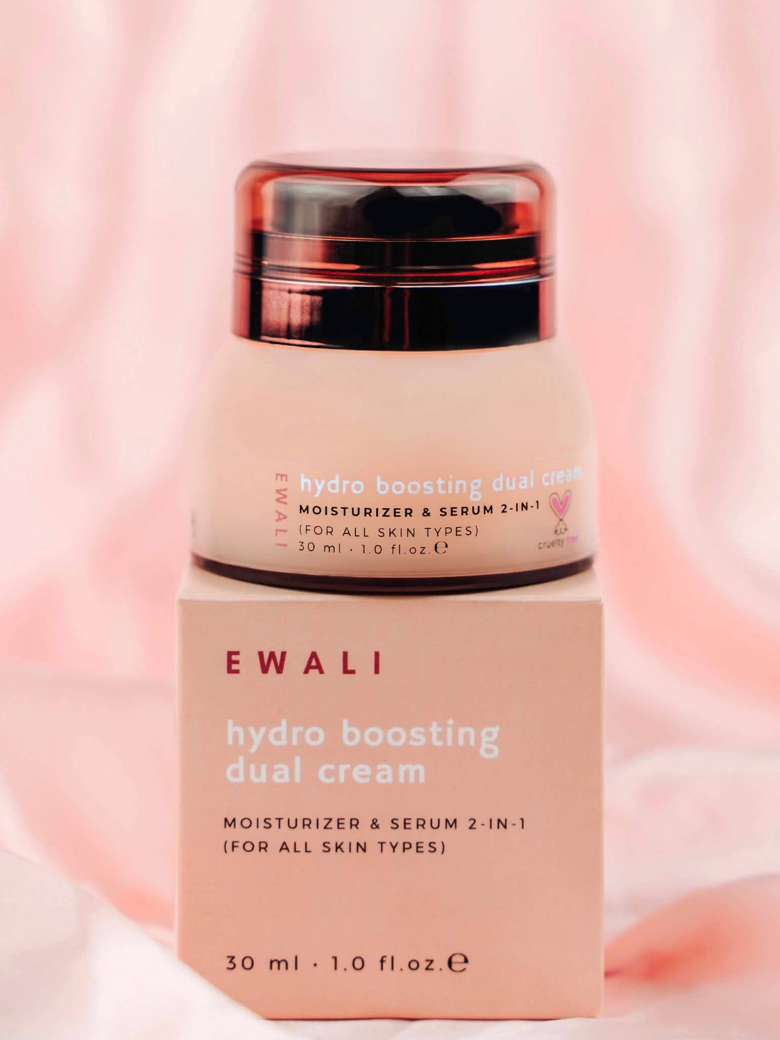 EwaliBeauty - Wholesale Facial Moisturizer - Hydro Boosting Dual Cream - 30ml / 1.05 fl.oz.4