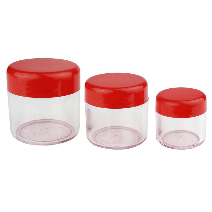 Nesting Jars Set - Assorted Lid Colors for wholesale by Gourmac