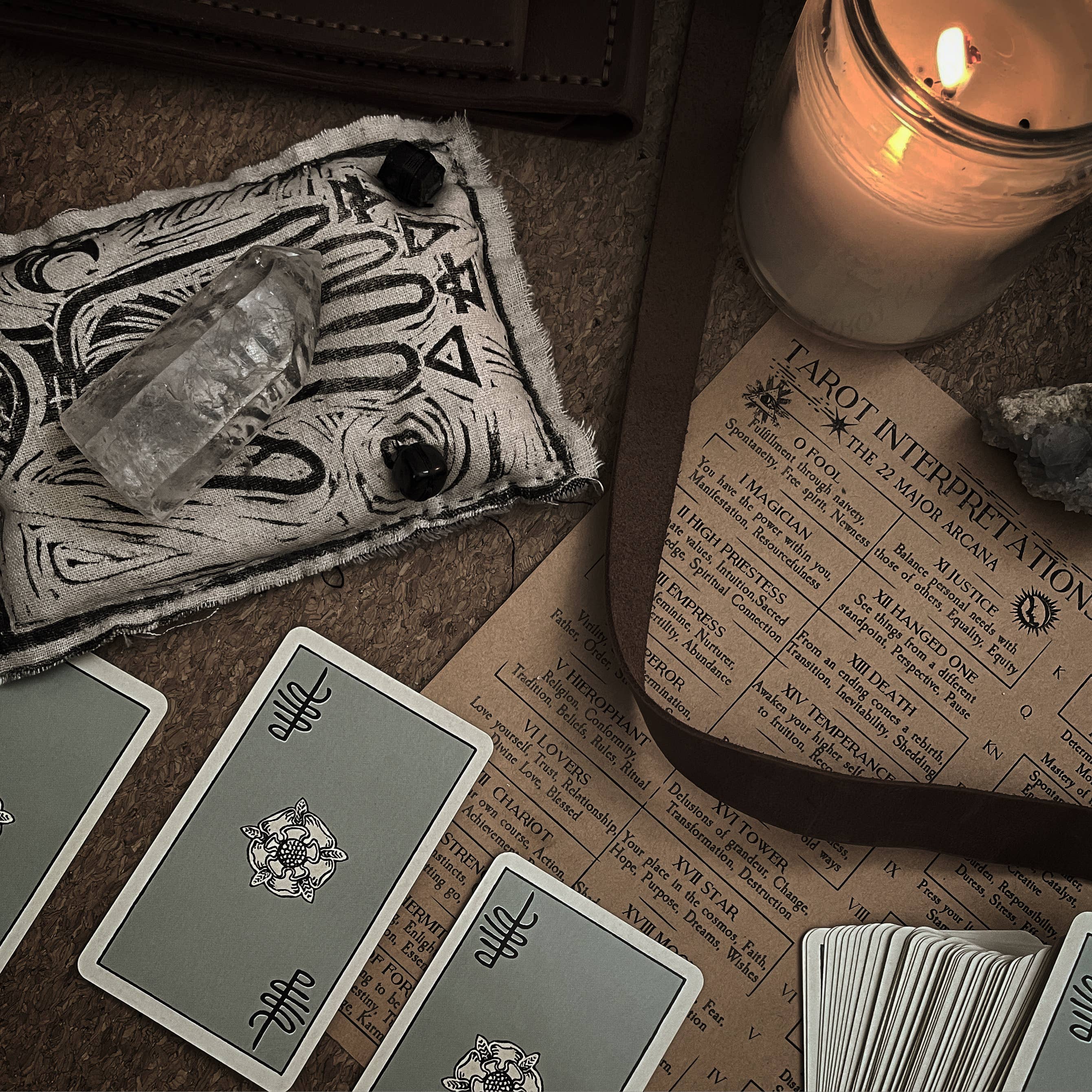 The Leaf and Cauldron - Wholesale Tarot/Oracle Card - L&C Tarot Interpretation Card1