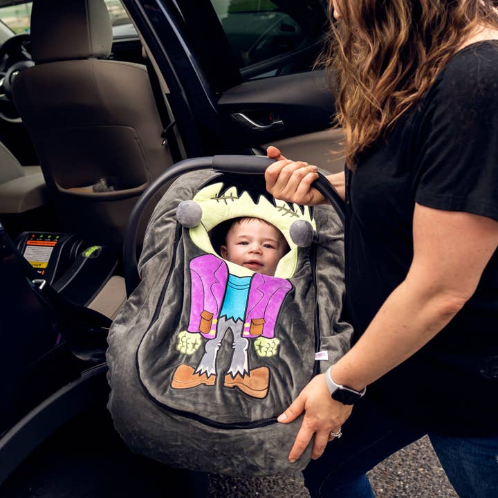 MaterialJill - Wholesale Car Seat Cover - Kids & Baby - Car Seat Cover, Baby Shower, Christmas Gift - Frankenstein4