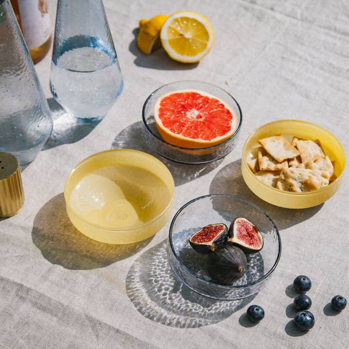 Brût Home and Glassware - Wholesale Serve Bowl - Bowl Claude | set of 4 | blue / topaz1