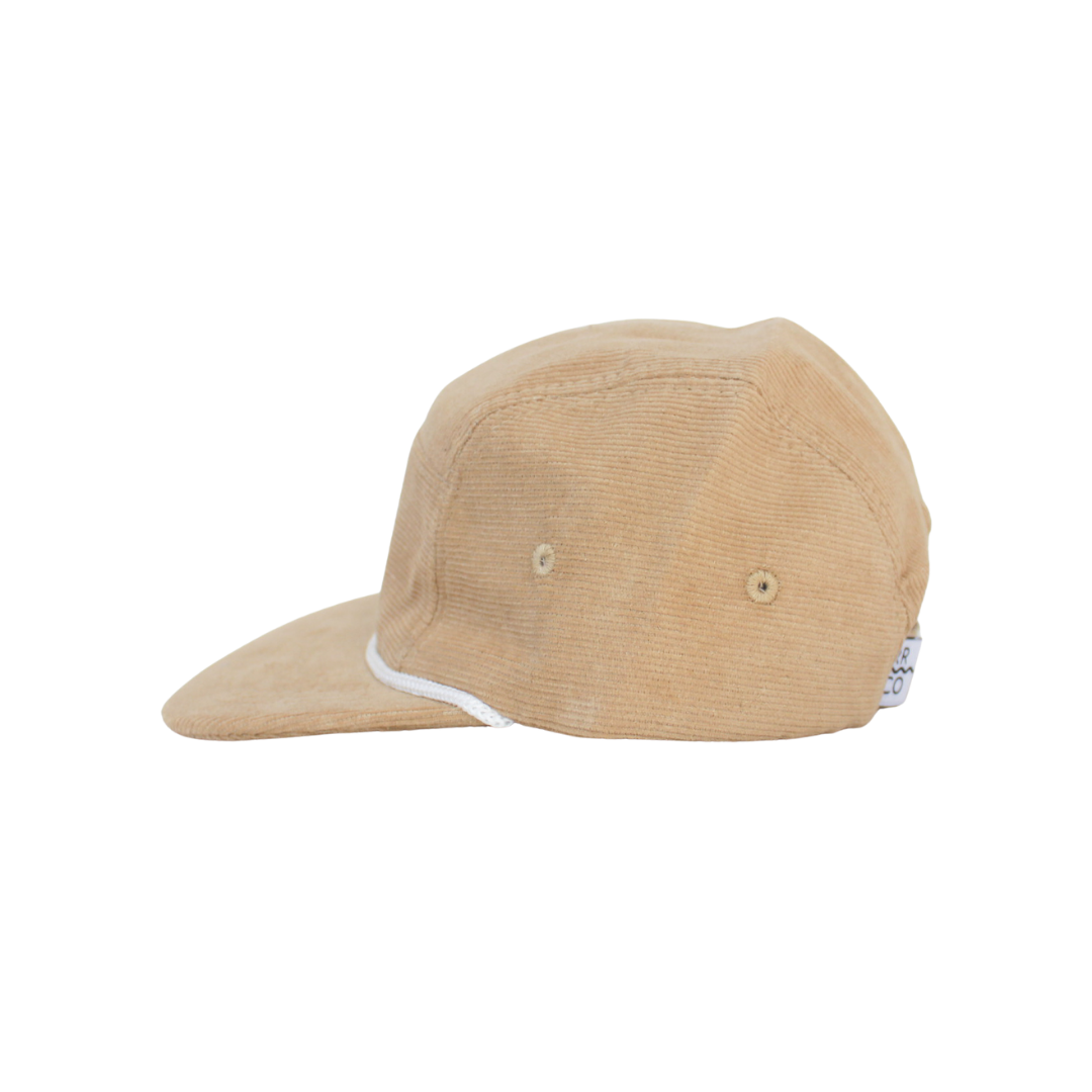 RAD RIVER CO. - Wholesale Kids Hat - Kids - Corduroy Five-Panel Hat in Stone1