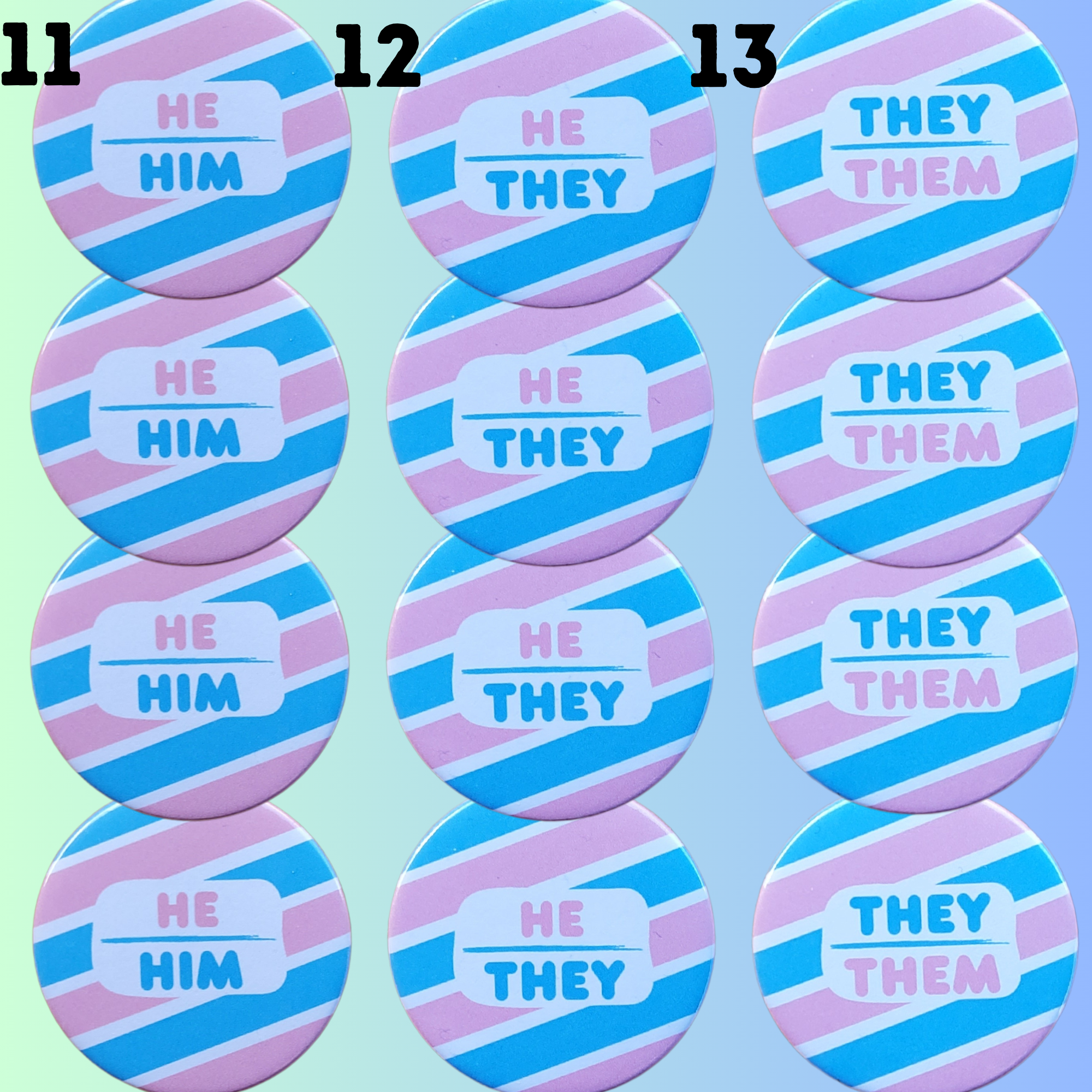 sent with Pride - Wholesale Lapel Pin/Button - Trans Badges Pride Transgender Pride Pin Badges5