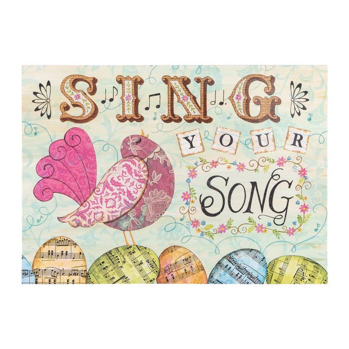 Single Cards - Birthday - Sing Your Song Psalm 118:24 (6 Pk) for wholesale by Divinity Boutique