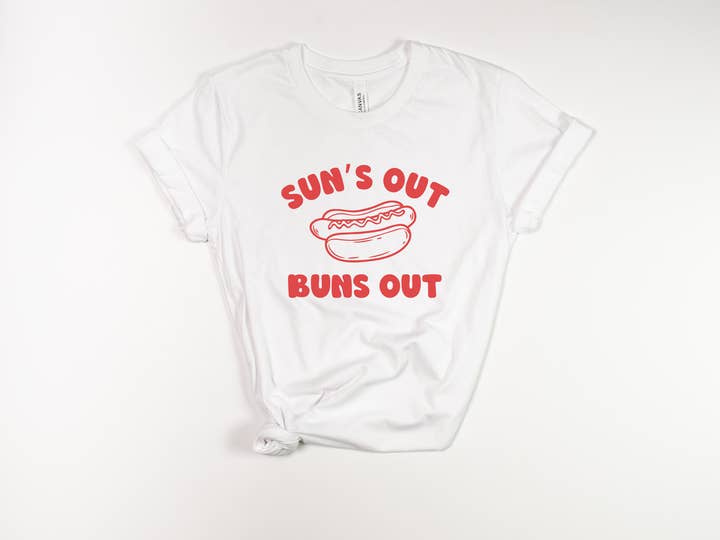 Stiles Tee Co. - Wholesale T-shirt (graphic) – unisex - Funny 4th of July Shirt - Retro Hot Dog Tee - Summer Cookout4