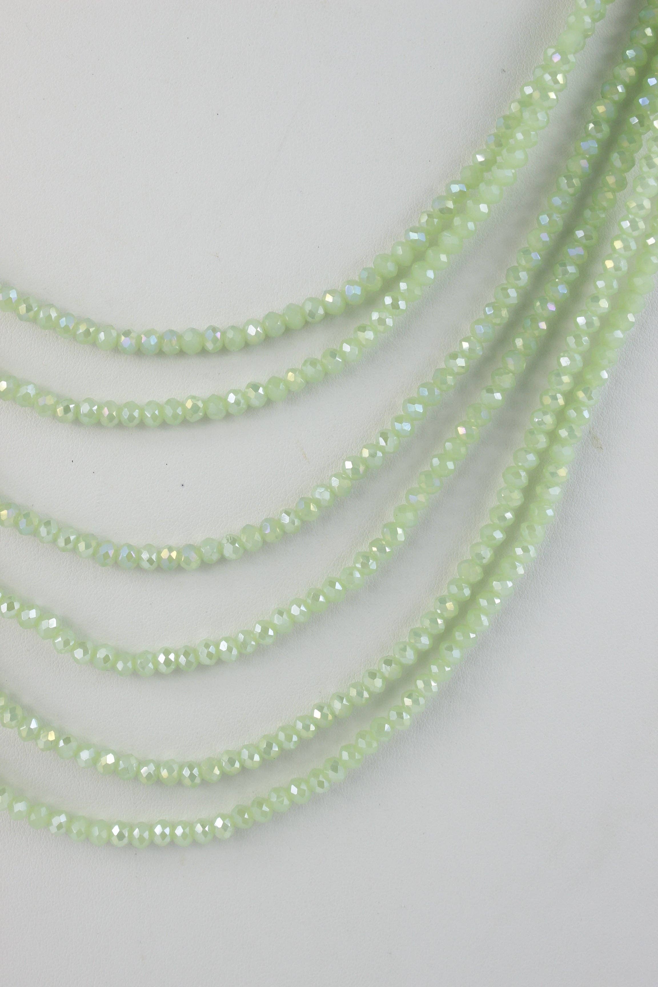 Ole - Wholesale Beaded/Pearl Necklace - Multi Layer Chain Jewelries Beads Necklace N28984