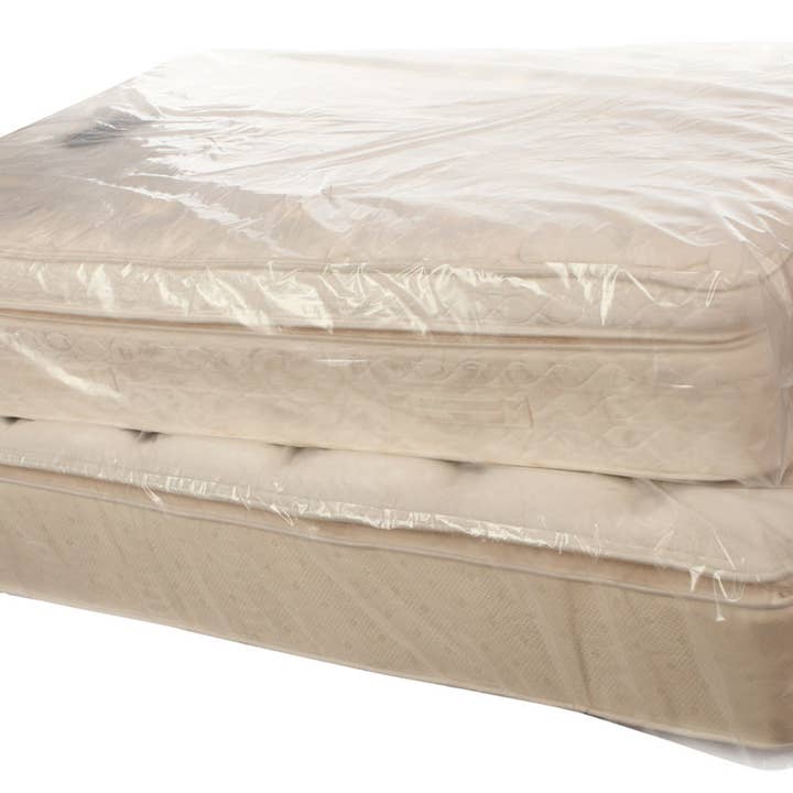 EcoQuality - Wholesale Mattress Pad/Protector - Clear Mattress Bags – Durable, Protective Covers in Queen or King Size0