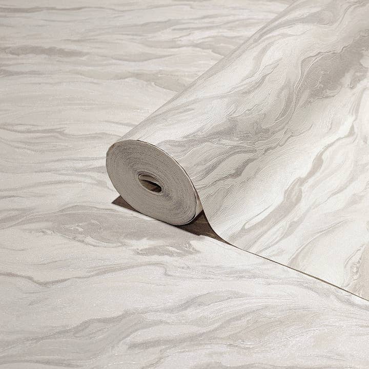 Papel de parede realista em mármore em relevo 3D, revestimento de parede com efeito marmorizado de pedra moderna inspirado na natureza por atacado de Walloro Luxury Embossed Wallpaper
