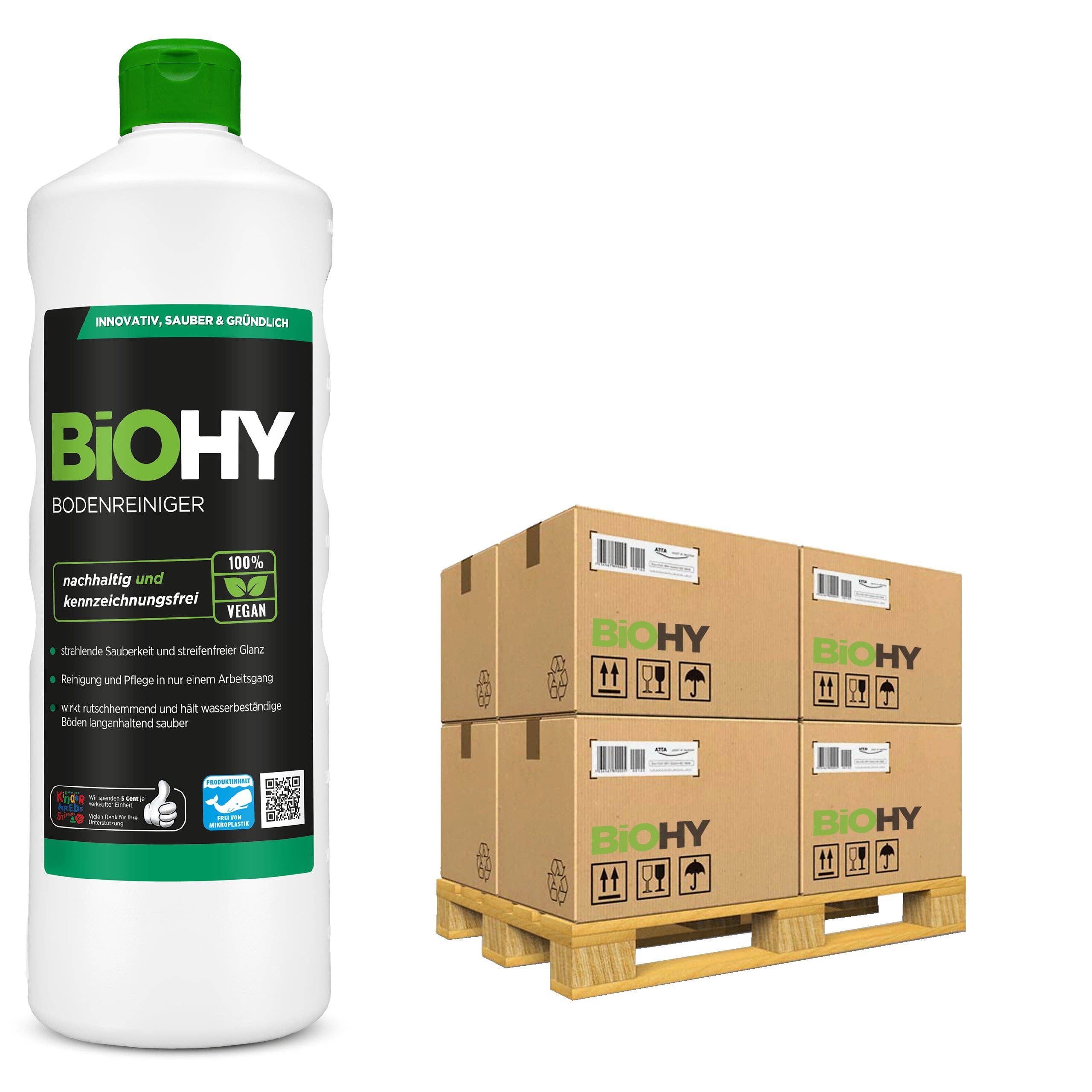 BiOHY - Wholesale Oral Supplement/Vitamin - BiOHY Floor Cleaner, Shine Cleaner, Floor Care, Bio-Concentrate, B2B1