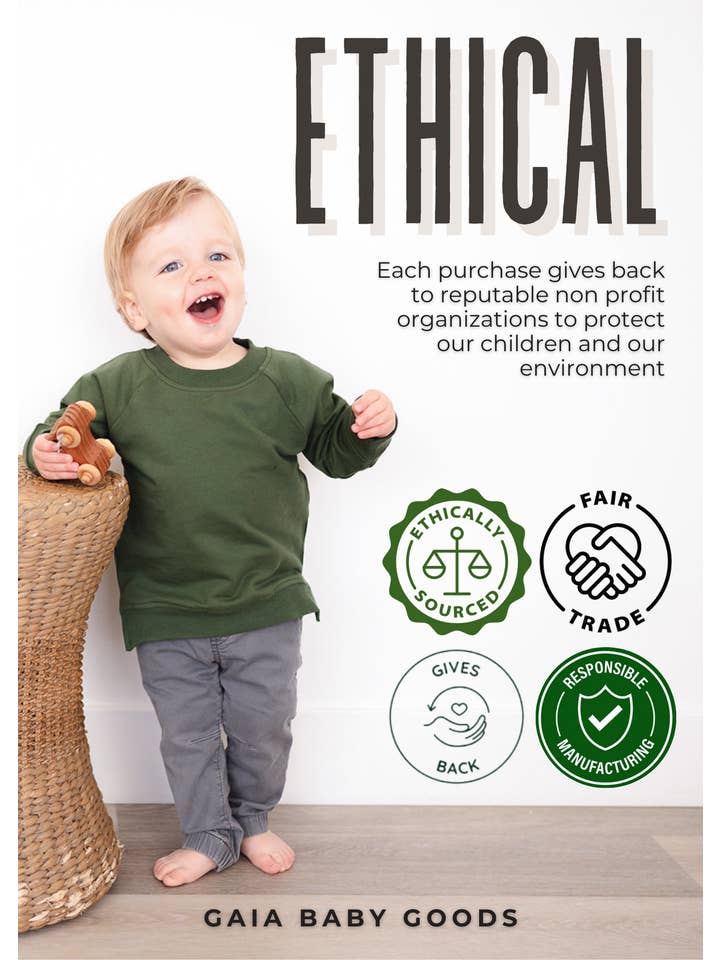 Gaia Baby Goods - Wholesale Sweatshirt - Kinderen - Hartjes Ogen Organisch Katoen Valentijn Baby Peuter Trui
