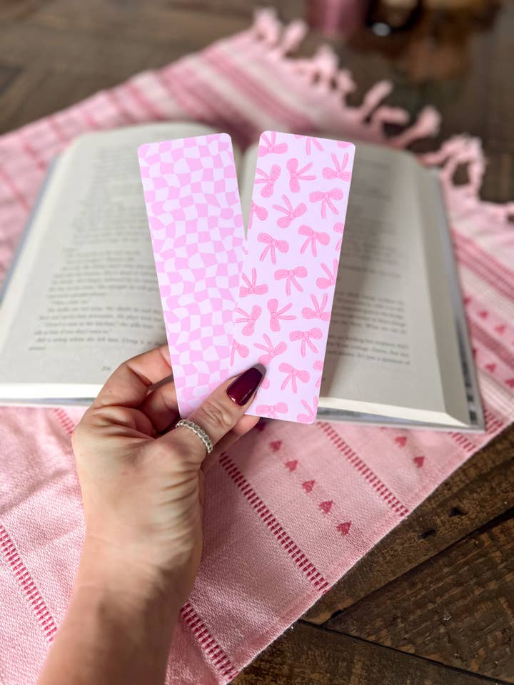 Pink Coquette Bow Bookmark for wholesale by Little Turkey Shoppe