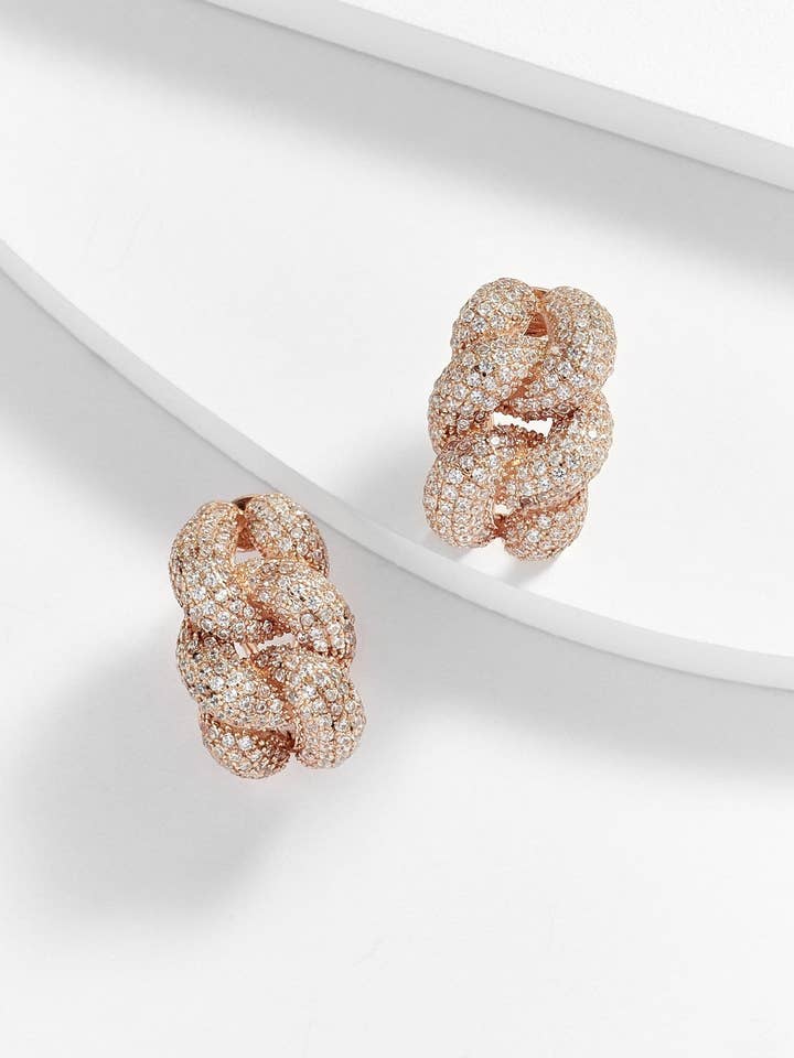 Molly Braided Ear Huggrers for wholesale by Kosa Jewels