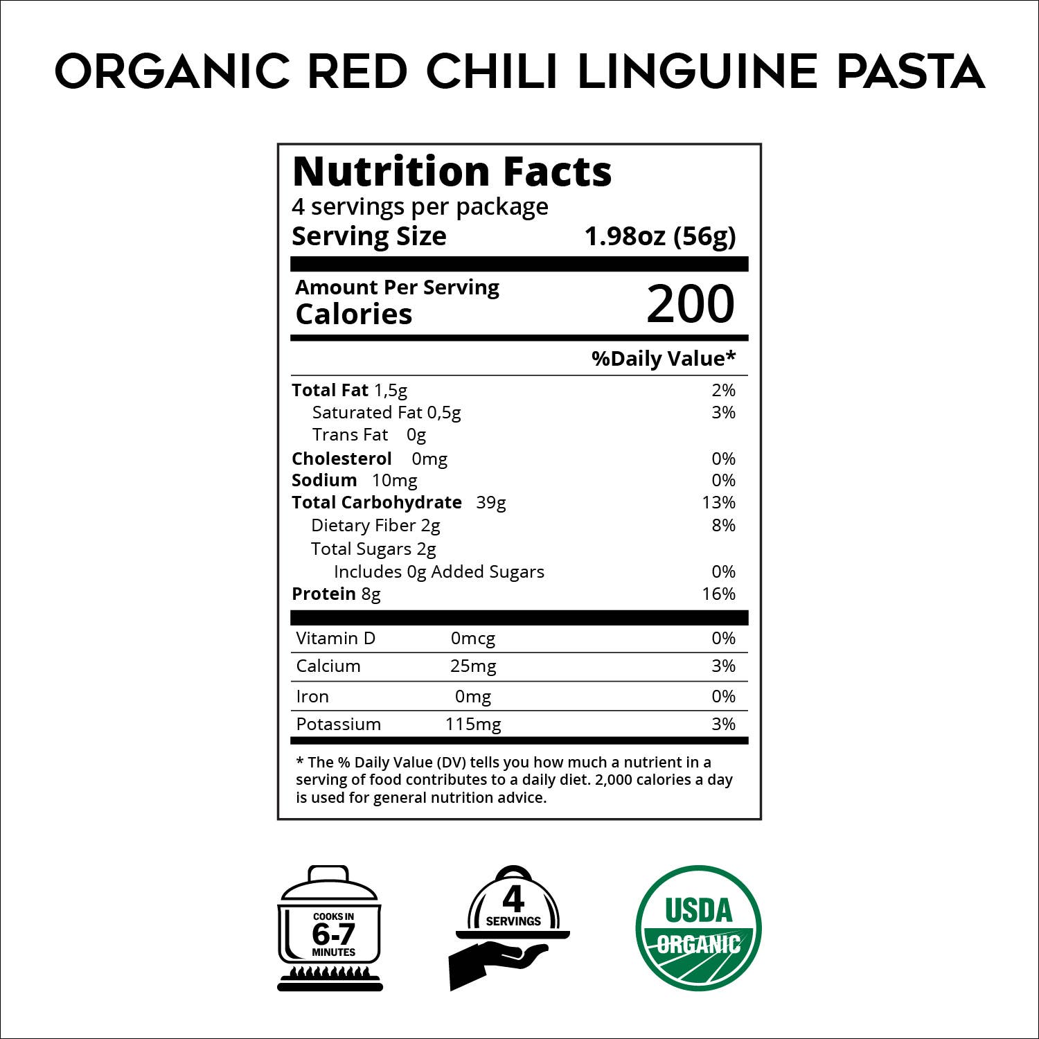 Mercato di Bellina - Wholesale Pasta - Organic Red Chili Linguine - Italian Pasta3