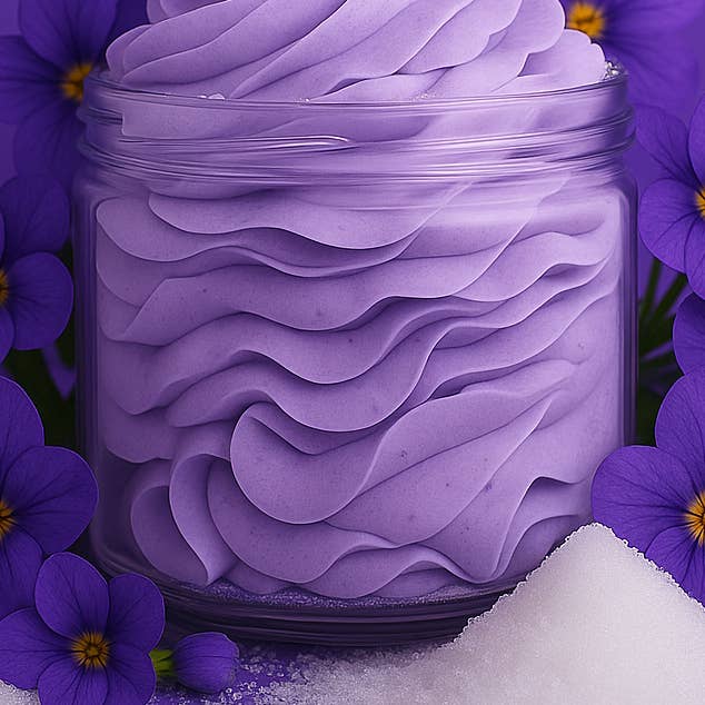 Violet Body Scrub x10 for wholesale by Palais des aromes