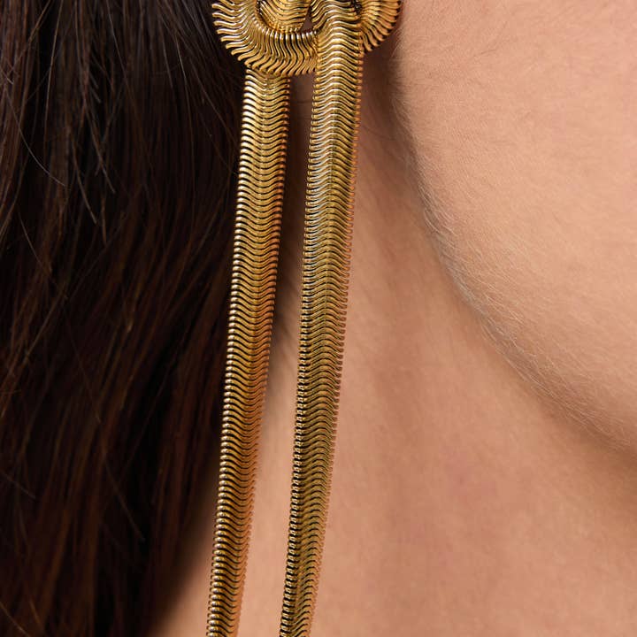 BYREN | ÉLINE L'ATELIER - Vendita all'ingrosso Orecchini pendenti - Orecchini in acciaio inossidabile 124AQ2674