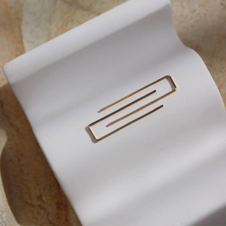 Token Jewelry - Wholesale Dangle Earrings - Staple Earrings in 14k Gold Fill or Sterling SilverÂ