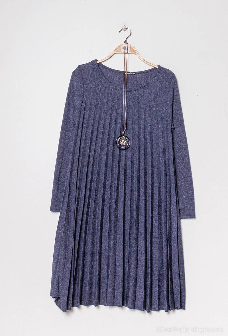 P&R STAR - Wholesale Dress - Women's - Pleated knit dress31