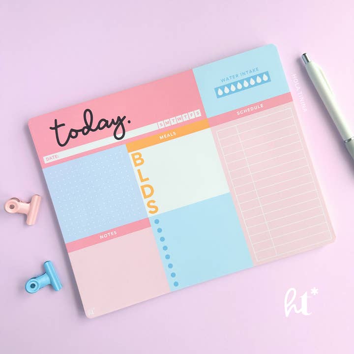 Daily Notepad Planner | Teacher gift for wholesale by Hola Tinina