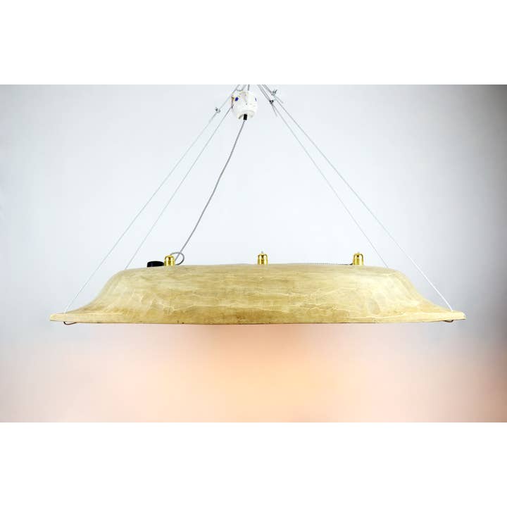 Stor klassisk truglampe med bevaret patina for engroshandel hos VintageLampenManufaktur