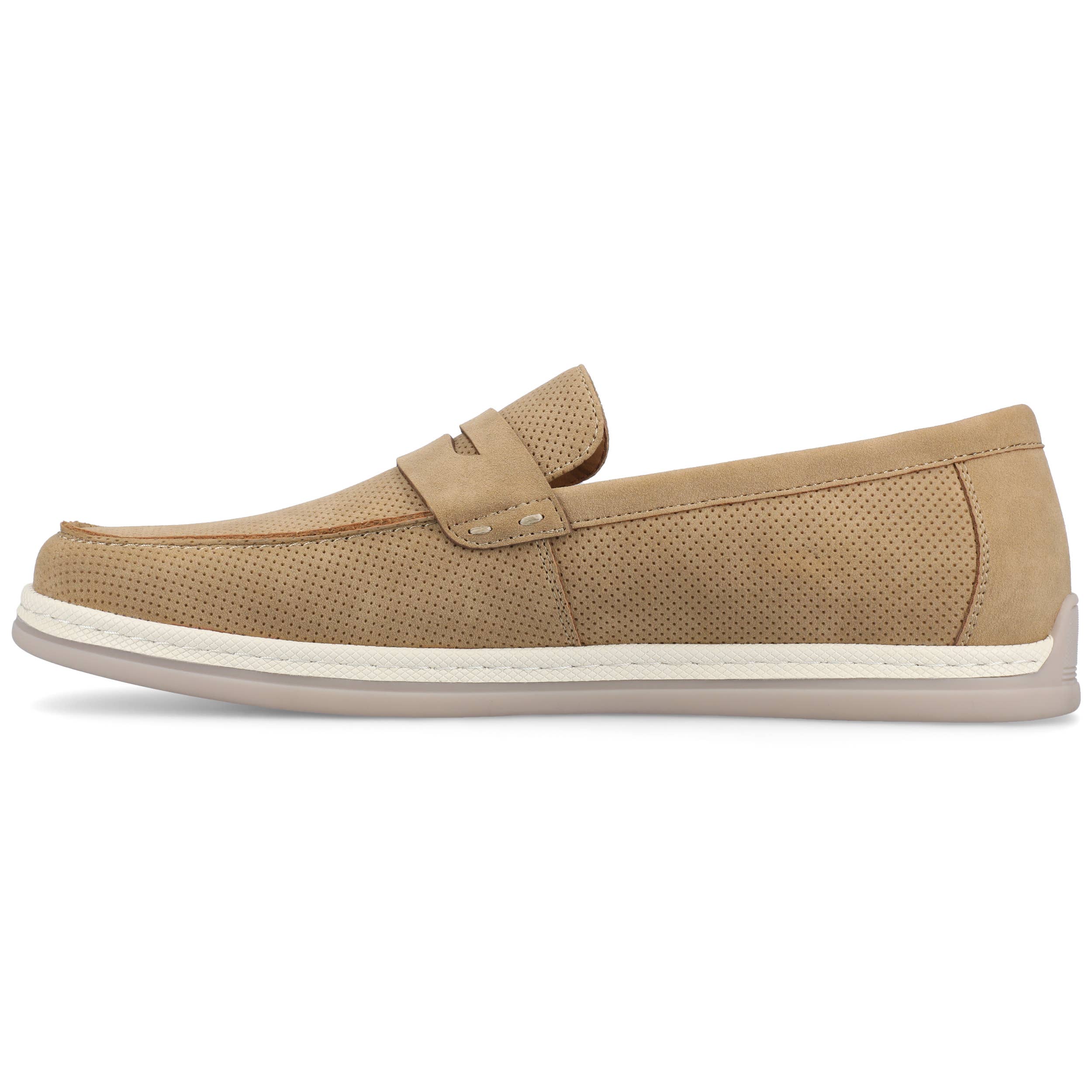 VANCE - Wholesale Loafers - Men's - Vance Brantley Casual Slip-on Perforated Penny Loafer1