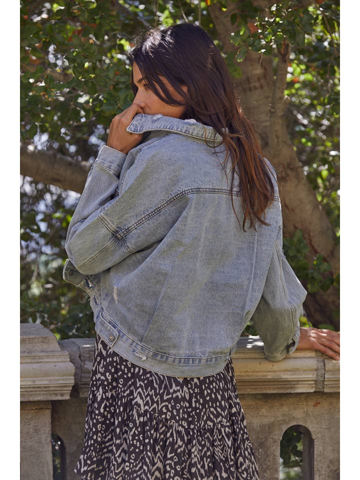 Denim BD243 | Boyfriend Borrowed Jacket for wholesale on Faire