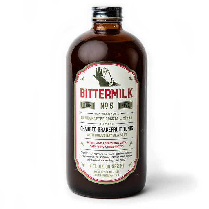 Bittermilk Bottling Co. - Wholesale Cocktail Mix/Syrup - Bittermilk No.5 - Charred Grapefruit Tonic with Sea Salt