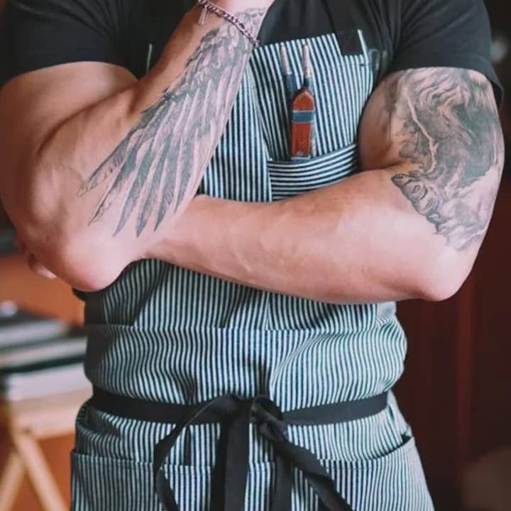 Ample Apron for wholesale by Polar Uniform Co