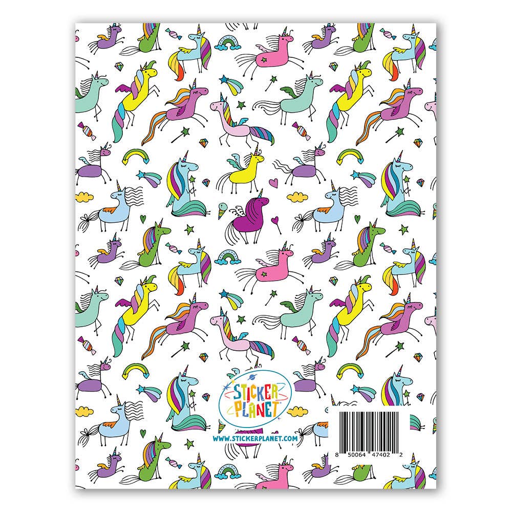 Sticker Planet - Wholesale Craft Supplies - Unicorns Blank Sticker Album2
