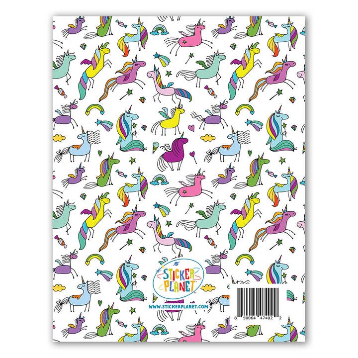 Sticker Planet - Wholesale Craft Supplies - Unicorns Blank Sticker Album2